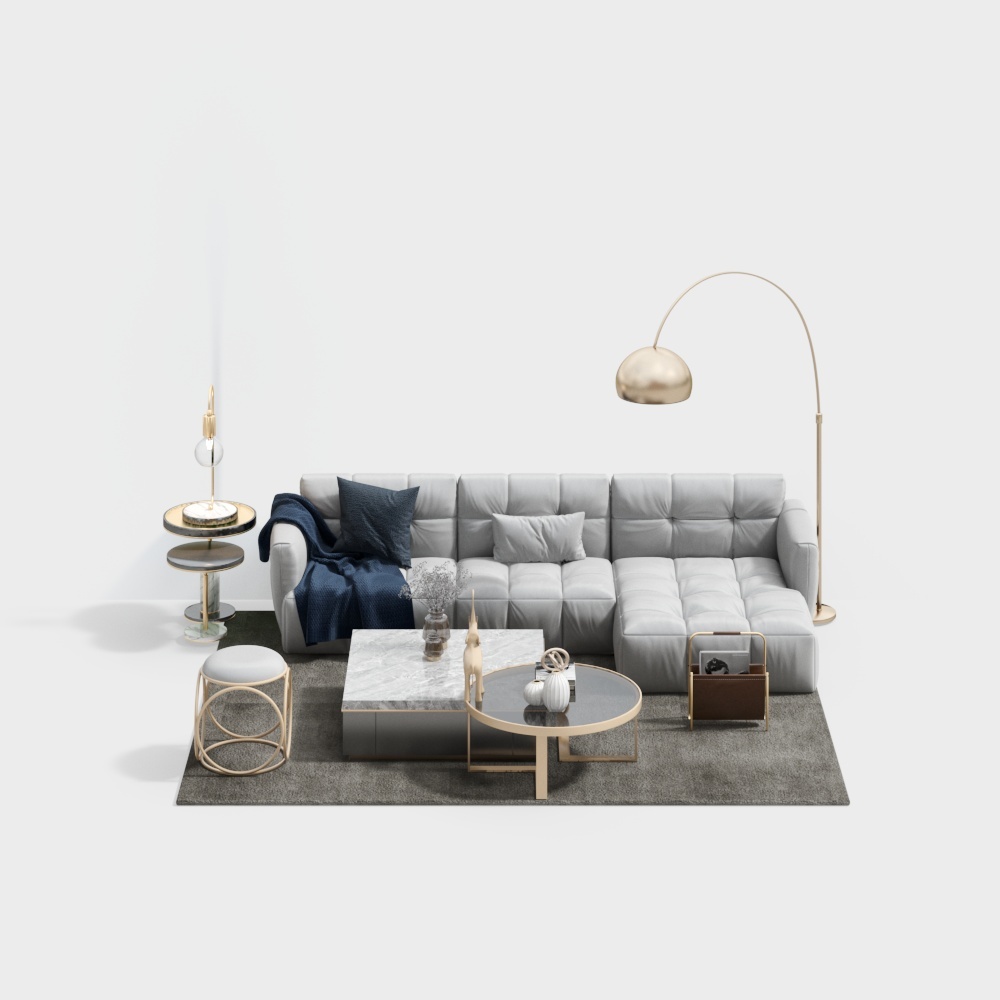 Combinaison de canapé de luxe abordable