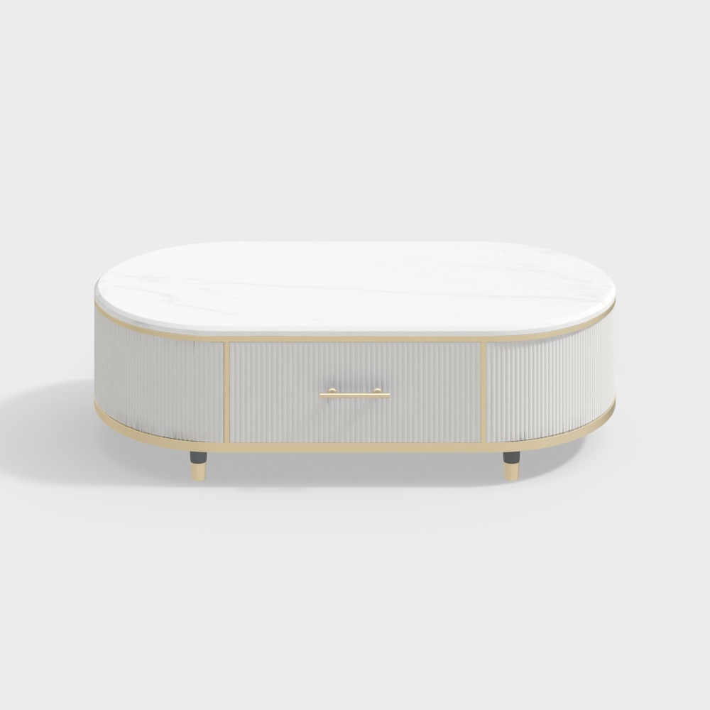 1.5m Marble Leather Coffee Table -BSGBA12 a-Light House