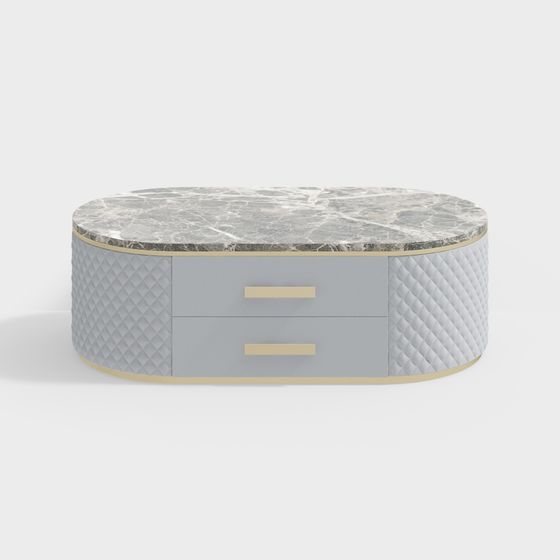 Elegant Round Table 3D model for Modern Interiors