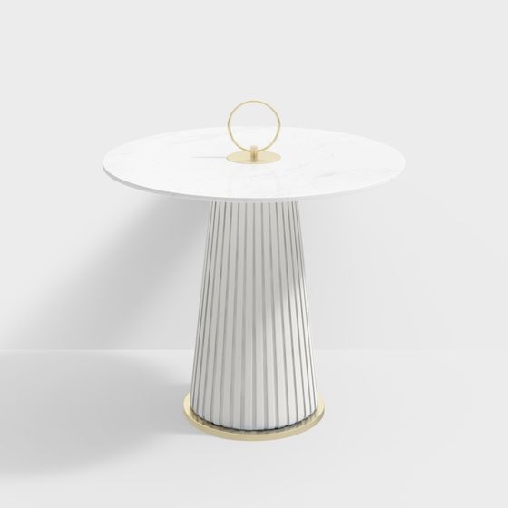 Elegant Round Table 3D model for Modern Interiors