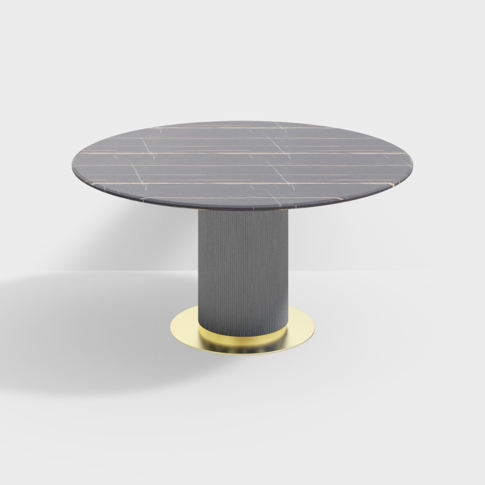 1.5m Marble Painted Table - BSGF8026 - House of Light