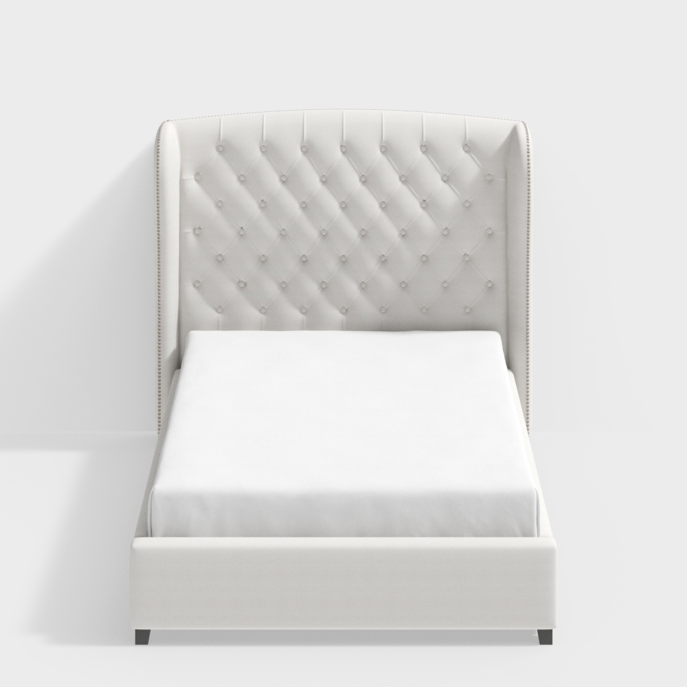 1.5m linen bed-BSFC004