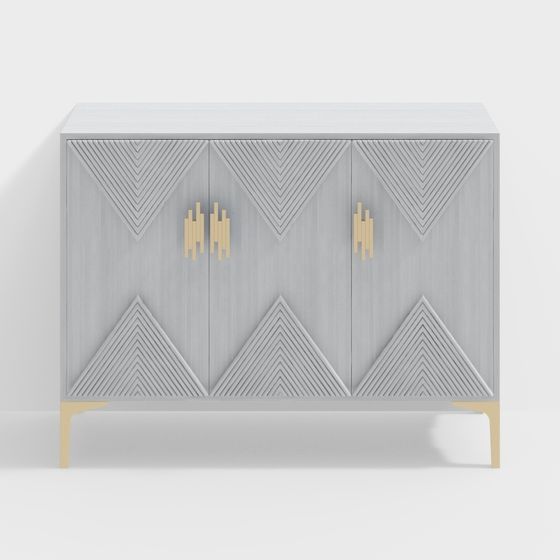 Art Deco Cabinet 3D model