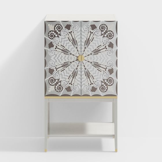 Art Deco Cabinet 3D model