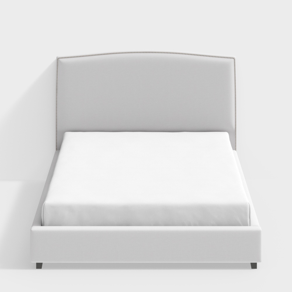 1.8m cotton and linen bed-BSFC9923