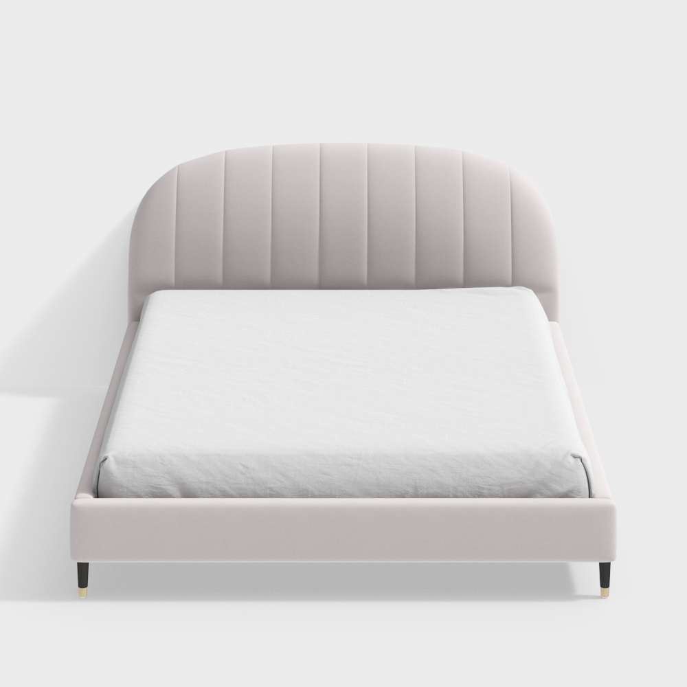 1.8m flannel double bed-BSFCBY02-