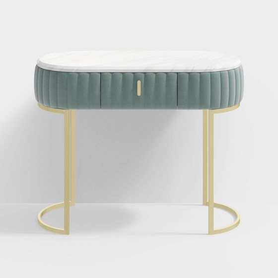 Stylish Round Side Table 3D model for Modern Interiors