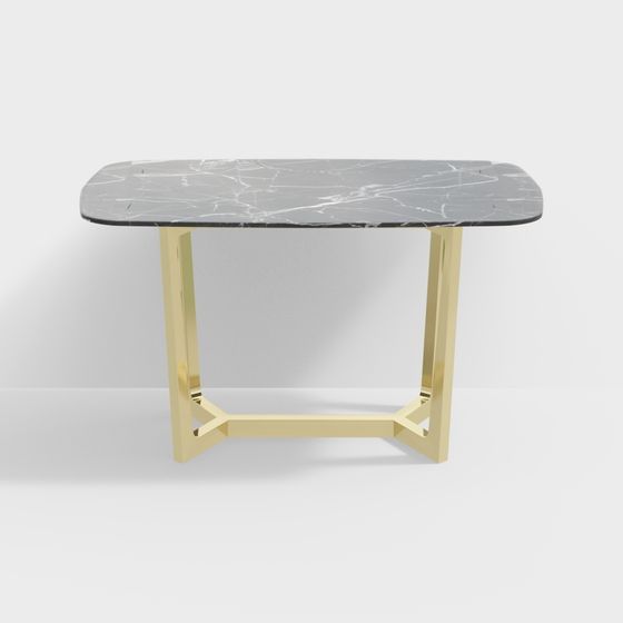 Urban Luxury Side Table 3D model