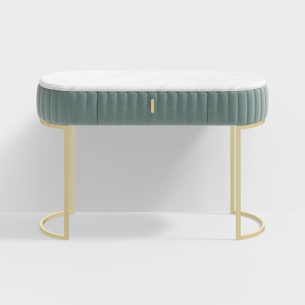 1.2m marble velvet dressing table-BSGZBS062-