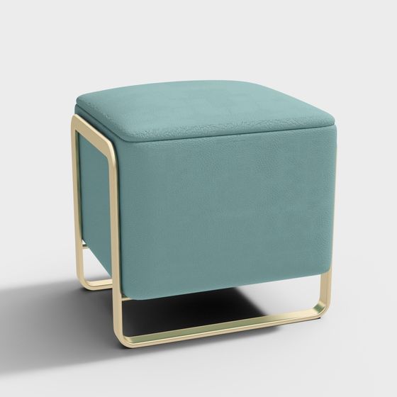 Urban Cube Ottoman 3D model