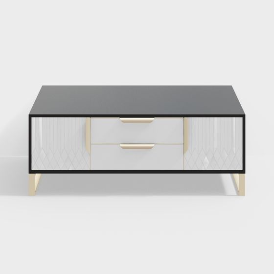 Urban Minimalist TV Cabinet 3D model