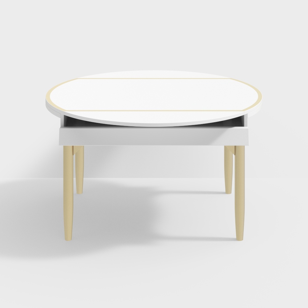 1.35m microcrystalline panel telescopic dining table - BSGFT17 - House of Light