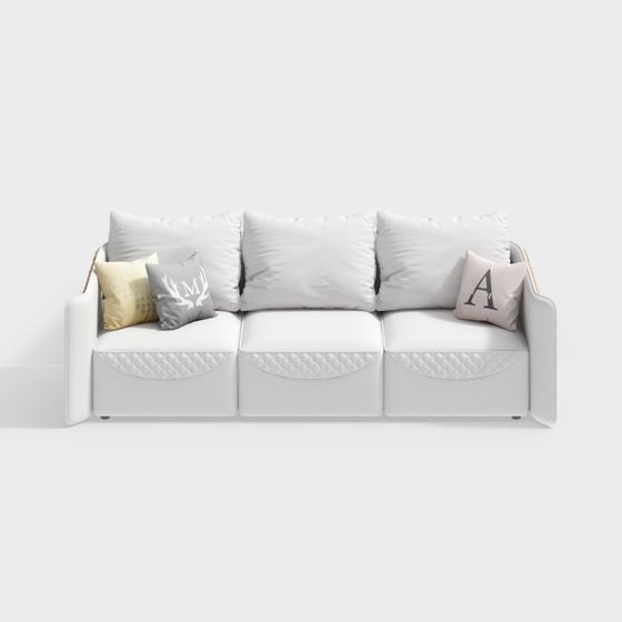 Urban Comfort 3D model Sofa – Elegant Minimalist Design