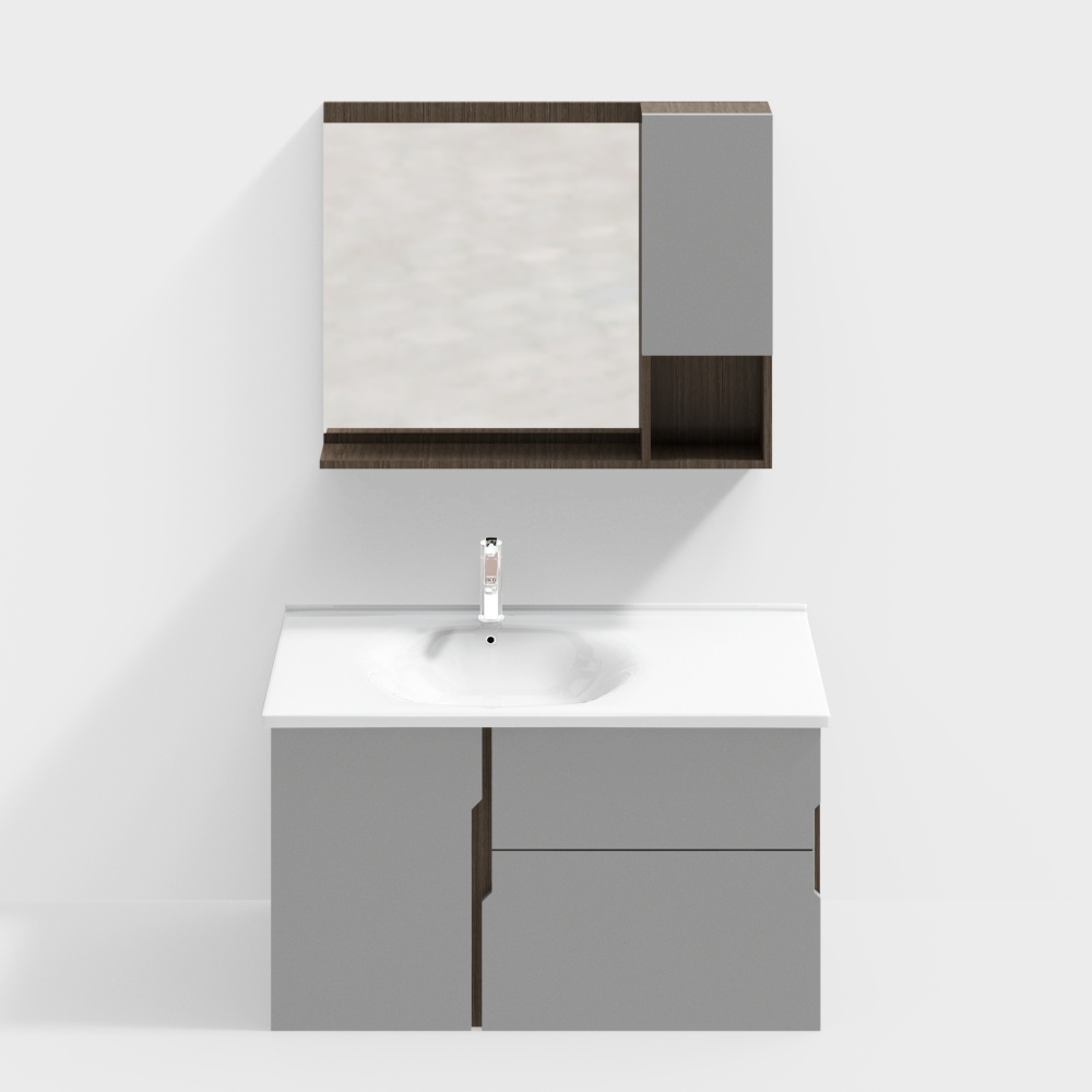 Ausman bathroom Cabinet ecological solid wood board