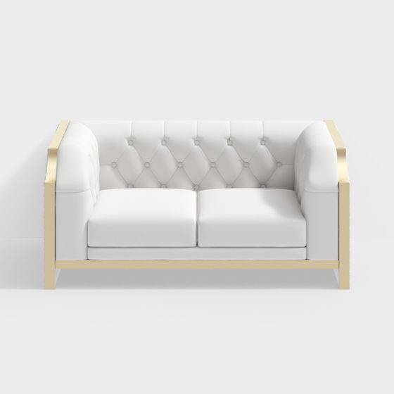 Sofa đôi bọc da - BSGS-RM - House of Light