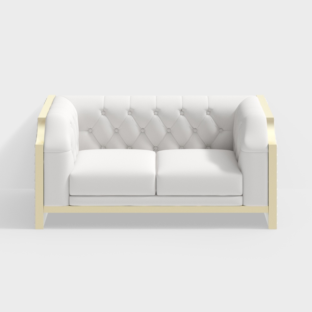 โซฟาหนังโลหะคู่ - BSGS-RM - บ้านแห่งแสง