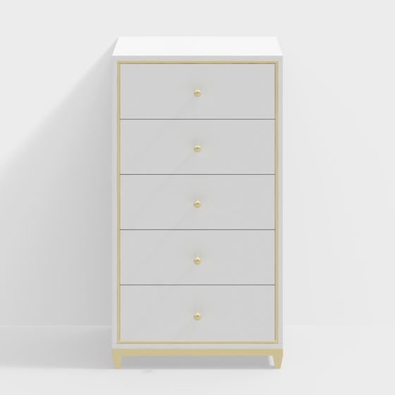 Luxe Chest of Drawers 3D model