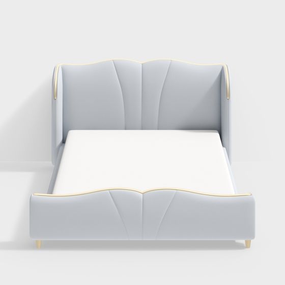 1,8 m Leder Doppelbett - BSGCMS-088-