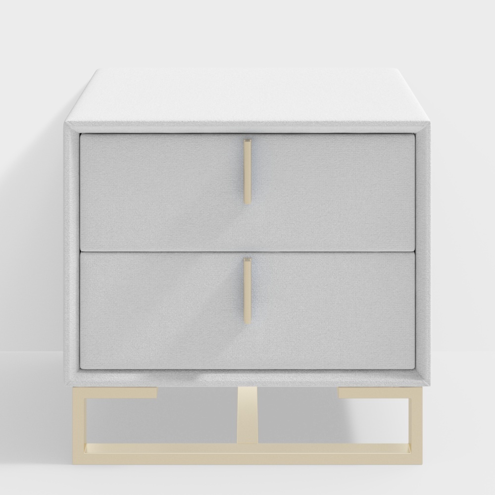 Velvet bedside table - BSGGJM002C - House of Light