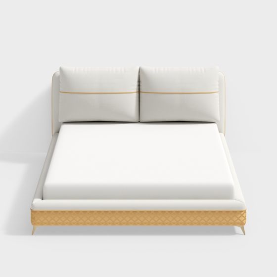 Urban Elegance Bed 3D Model