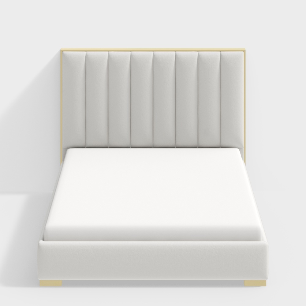 1.8m leather double bed-BSGCMS-006-