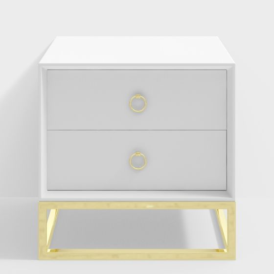 Urban Elegance Nightstand 3D model