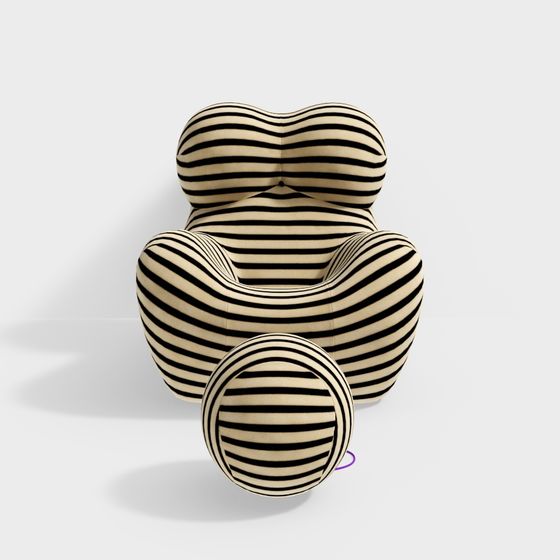 Custom Ball Sofa 3D Model