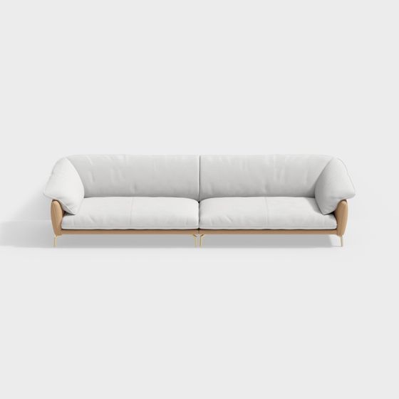 Modern Minimalist Sofa 3D model