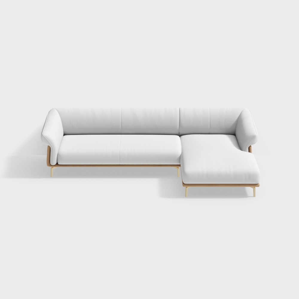 Ghế da đôi với sofa công chúa bên trái - BSVSGS97 - Vivian