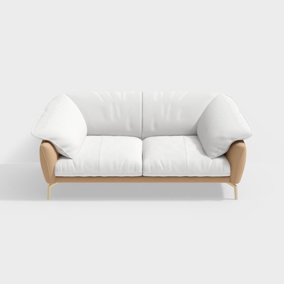 Modern Minimalist Sofa 3D model