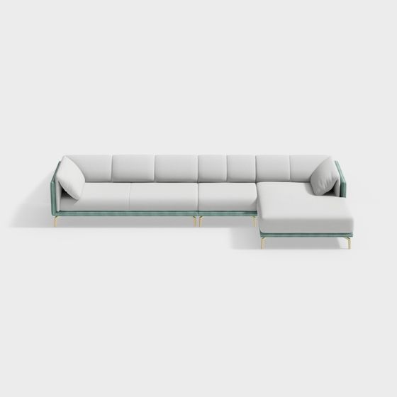 Urban Elegance Sofa 3D model for Modern Interiors
