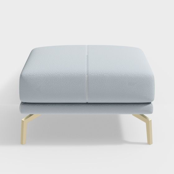 Urban Luxe Ottoman 3D model
