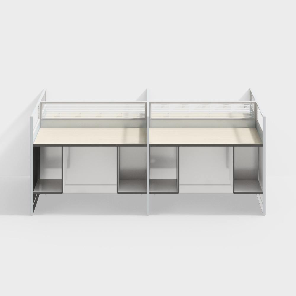 モダンTK95Cオフィス家具スタッフデスクデスク組み合わせワークステーション単体2名4名用カードスロット