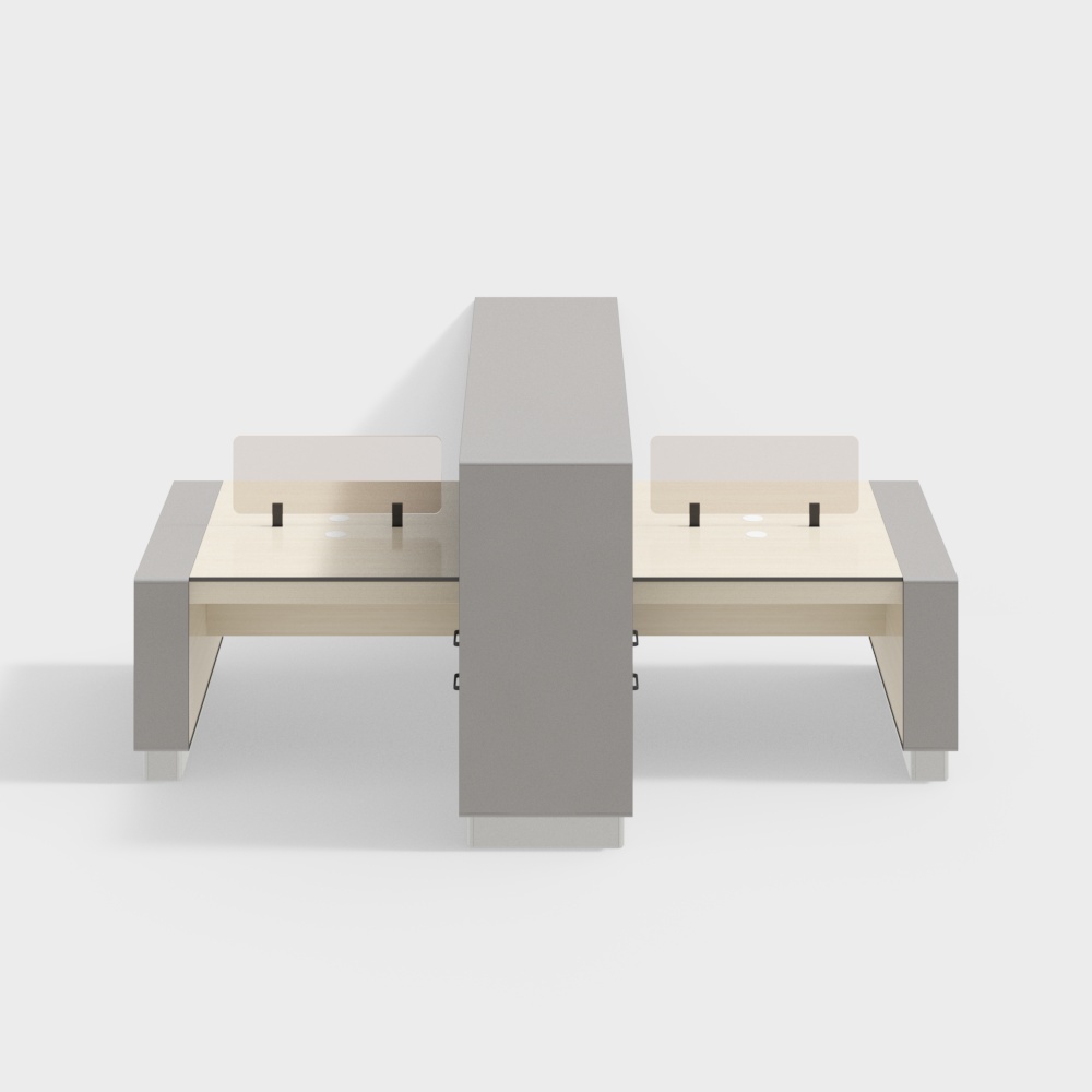 Modern-TK84B-Office furniture staff desk desk combination workstation single 2-person 4-person