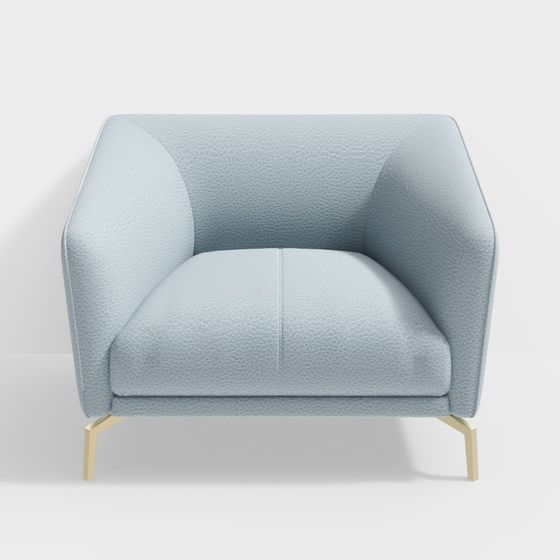 Stylish Luxury Sofa 3D model for Modern Interiors