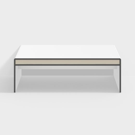Floating Coffee Table 3D model for Modern Interiors
