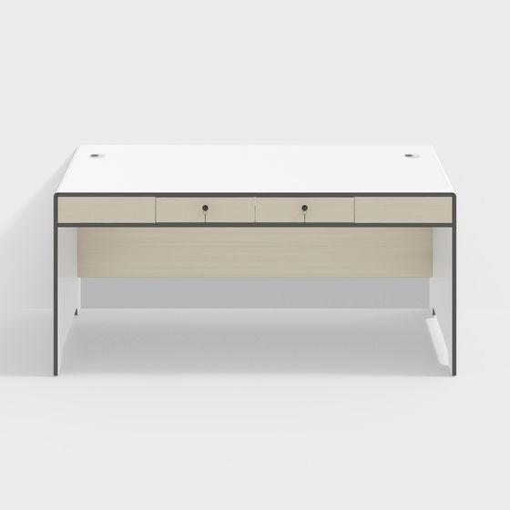 Urban Workspace Desk 3D Model for Creative Projects