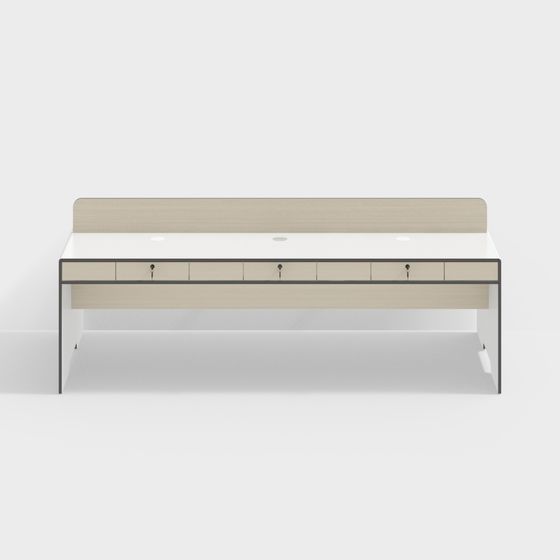 Stylish Urban Workbench 3D model for Creative Spaces