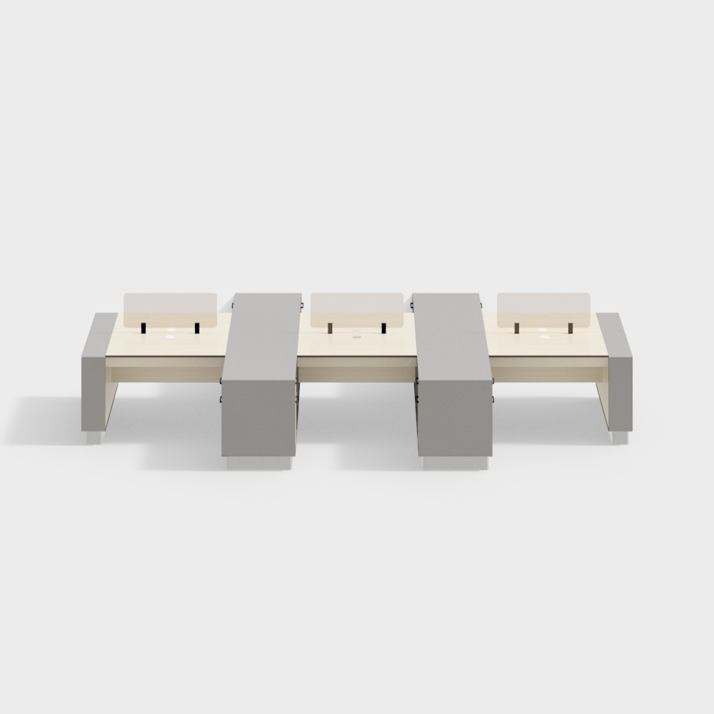 Modern-TK83B-Office furniture staff desk desk combination workstation single 2-person 4-person