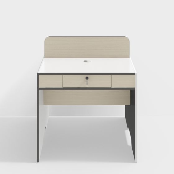 Modern Urban Workspace Desk 3D model
