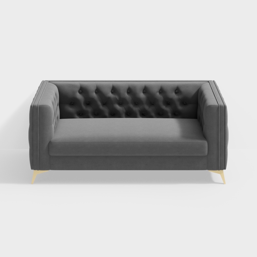 Velvet double sofa - BSFS12 - Fan Chenmei home