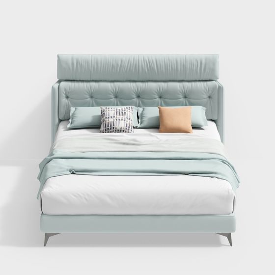 Cozy Retreat Bed 3D Model