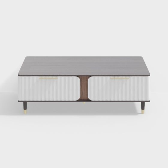 Stylish Urban Living Room Coffee Table 3D model