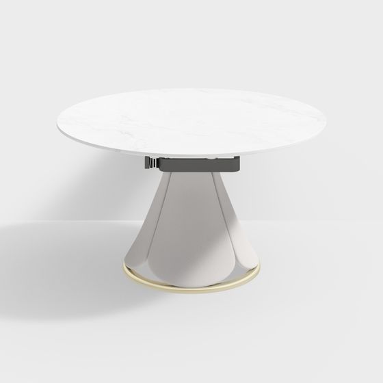 Stylish Round Table 3D model for Contemporary Spaces
