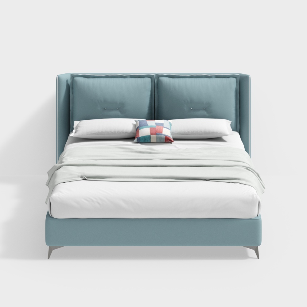 Giường kim loại Cortical 1,8m - BSJC215196 - Giường cỡ King - Senkelo