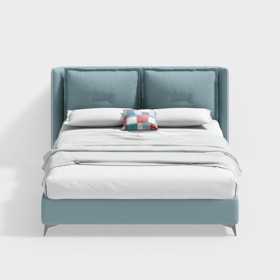 Giường kim loại Cortical 1,8m - BSJC215196 - Giường cỡ King - Senkelo