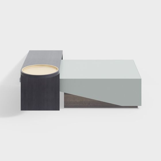 Stylish Urban Corner Side Table 3D model