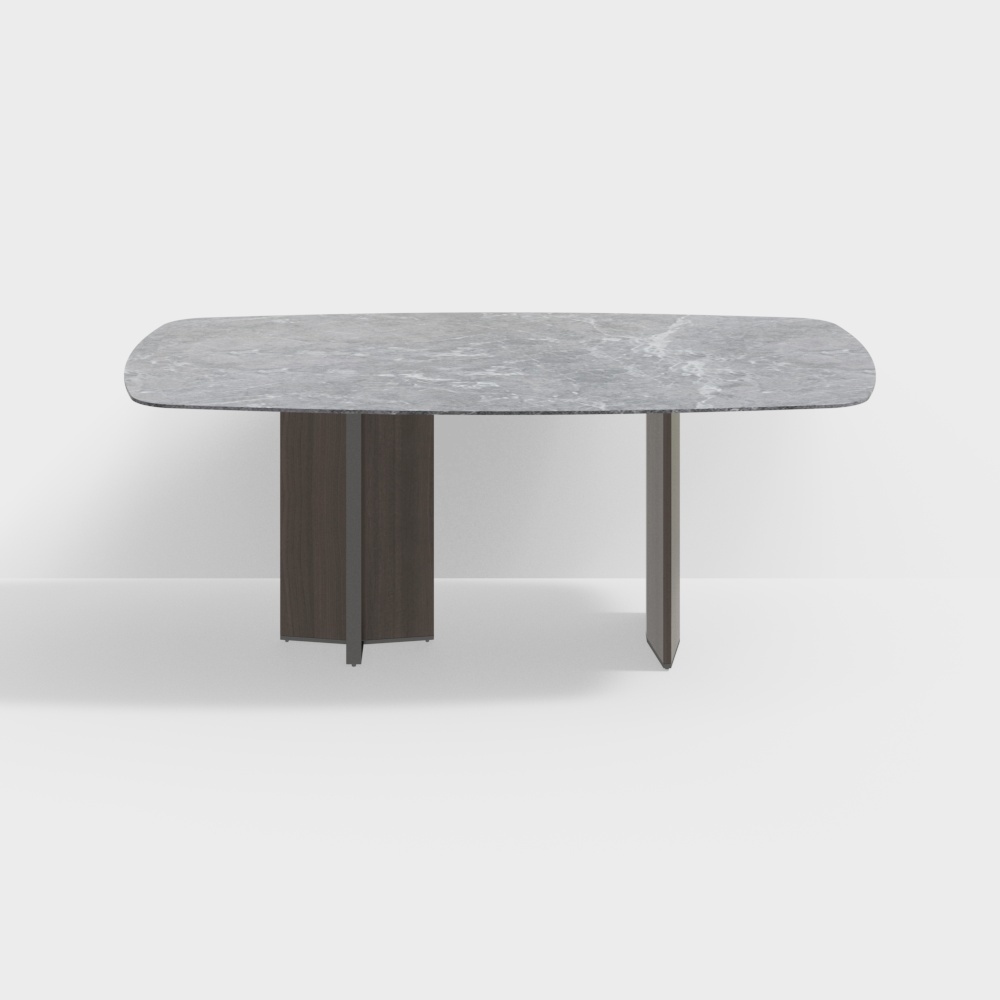 2m stone dining table - BSJF203-Sen-Fan Chenmei home