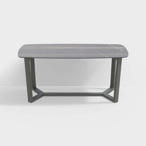 Urban Style Long Table 3D model