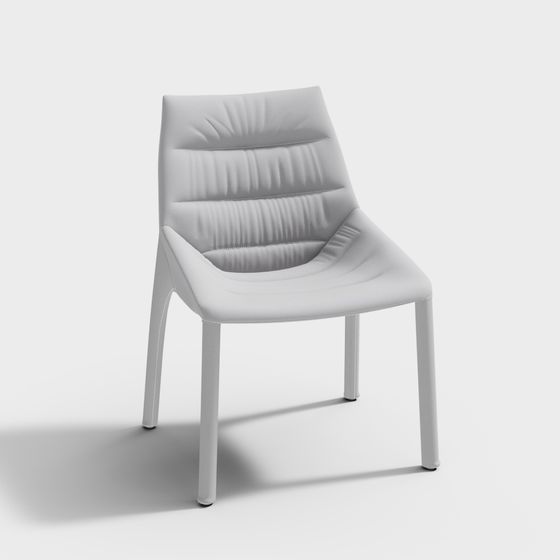 Streamlined Lounge Chair 3D model
